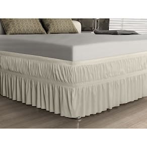 Saia Para Cama Box Malha Solteiro Palha Adomes