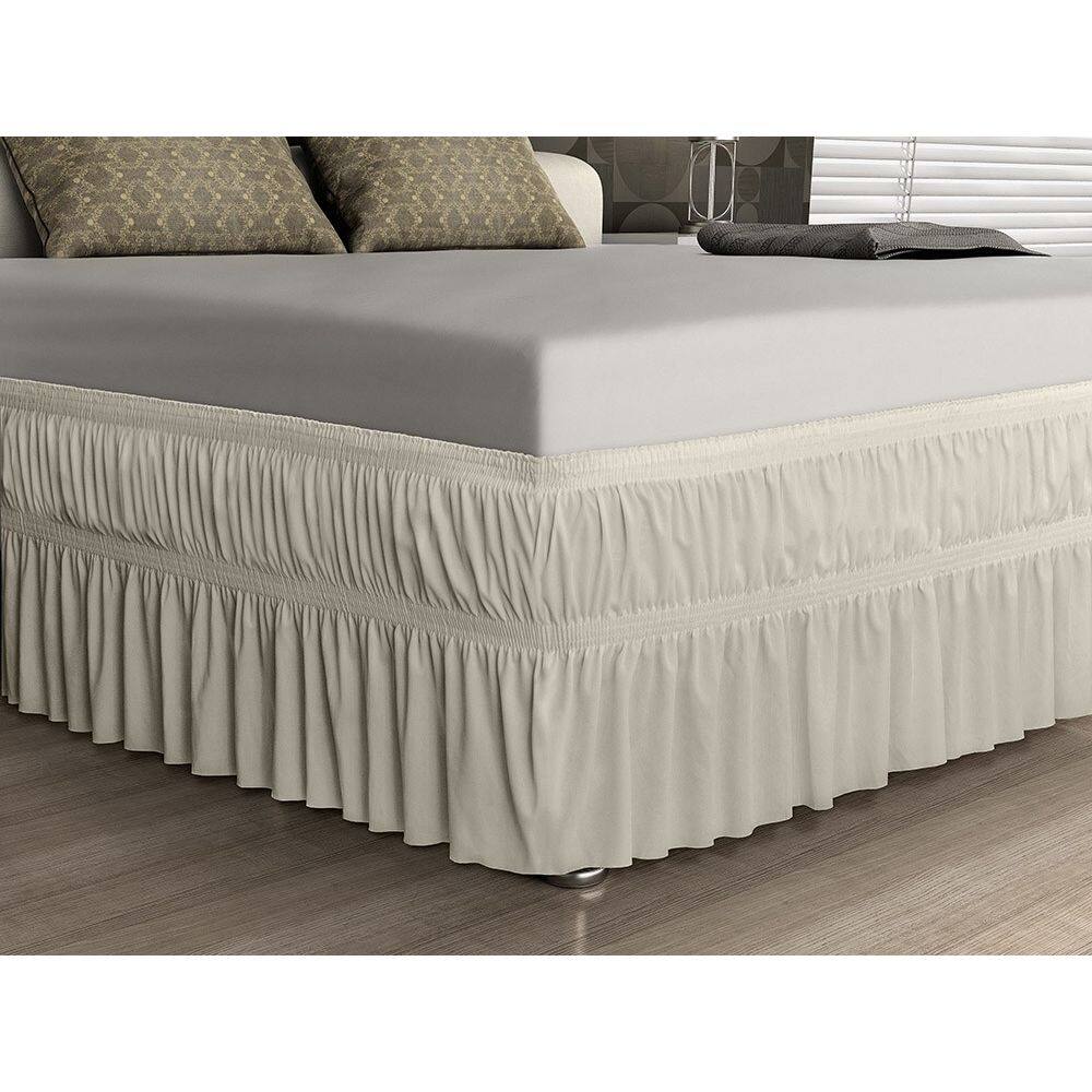 Saia Para Cama Box Malha Solteiro Palha Adomes