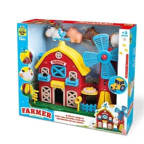 Brinquedo Celeiro Baby Samba Toys 5 Peças