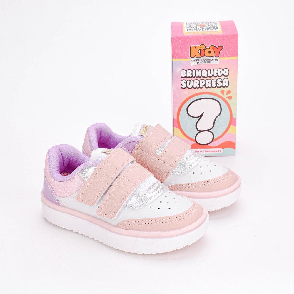 TÊNIS KIDY HAPPY BRANCO/COLORIDO Kidy