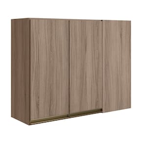 Armario Canto Reto 2P MDF 89cm Kali 12213 Carvalho Toq Carvalho Toq Nicioli