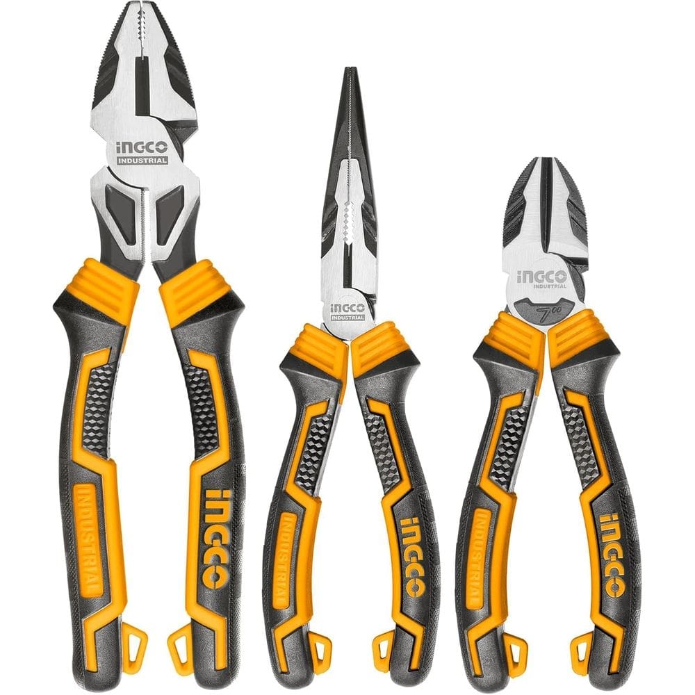 Jogo De Alicates Alta Performance Ingo Universal 9.1/2Pol Bico 8Pol e Corte 7Pol C/ 3 Peças - HKJLPS2832