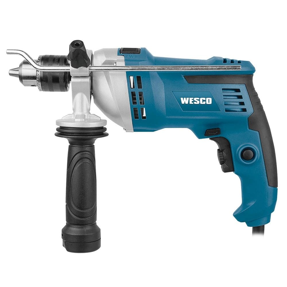 Furadeira de Impacto Wesco 13mm 1.000W 127V WS3176U + Jogo de Bits Com Adaptador Magnético 7 Pçs