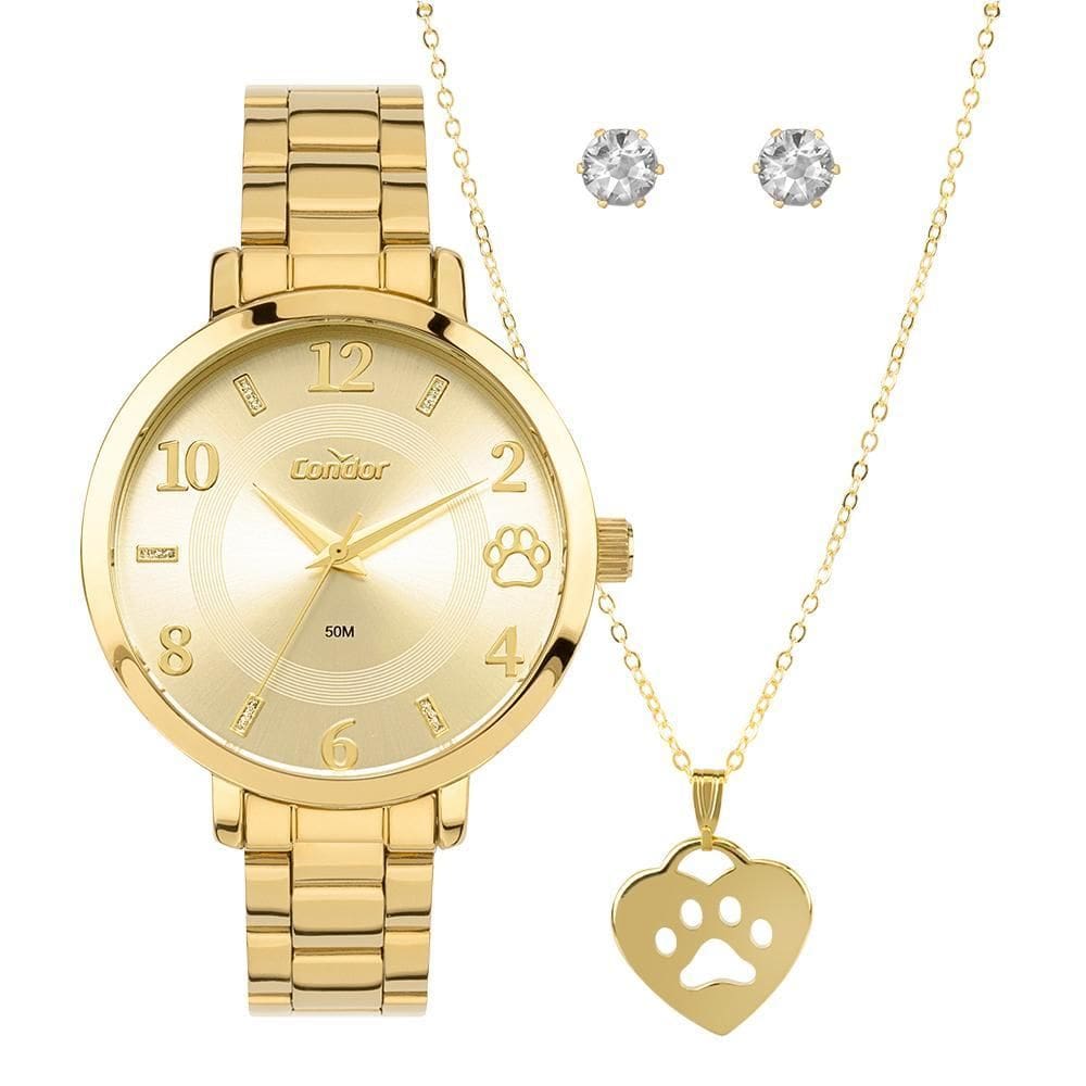 Kit Condor Feminino Mimos E Sutilezas Dourado - CO2035NKN/K4X