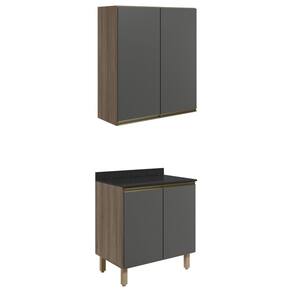 rmario Aereo Balcao 2 Portas 80cm MDF Kali Carvalho Toq Chumb0 Nicioli