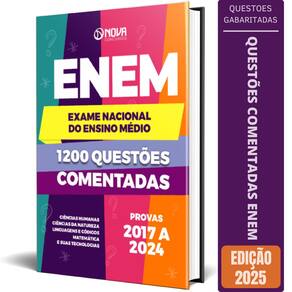 Livro 1.200 Questões Comentadas Enem 2025
