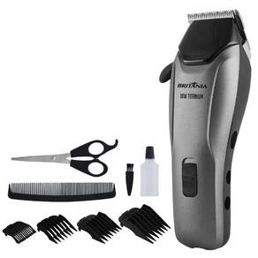 Maquina De Cortar Cabelos Britania Silver Platinum 18w 220V