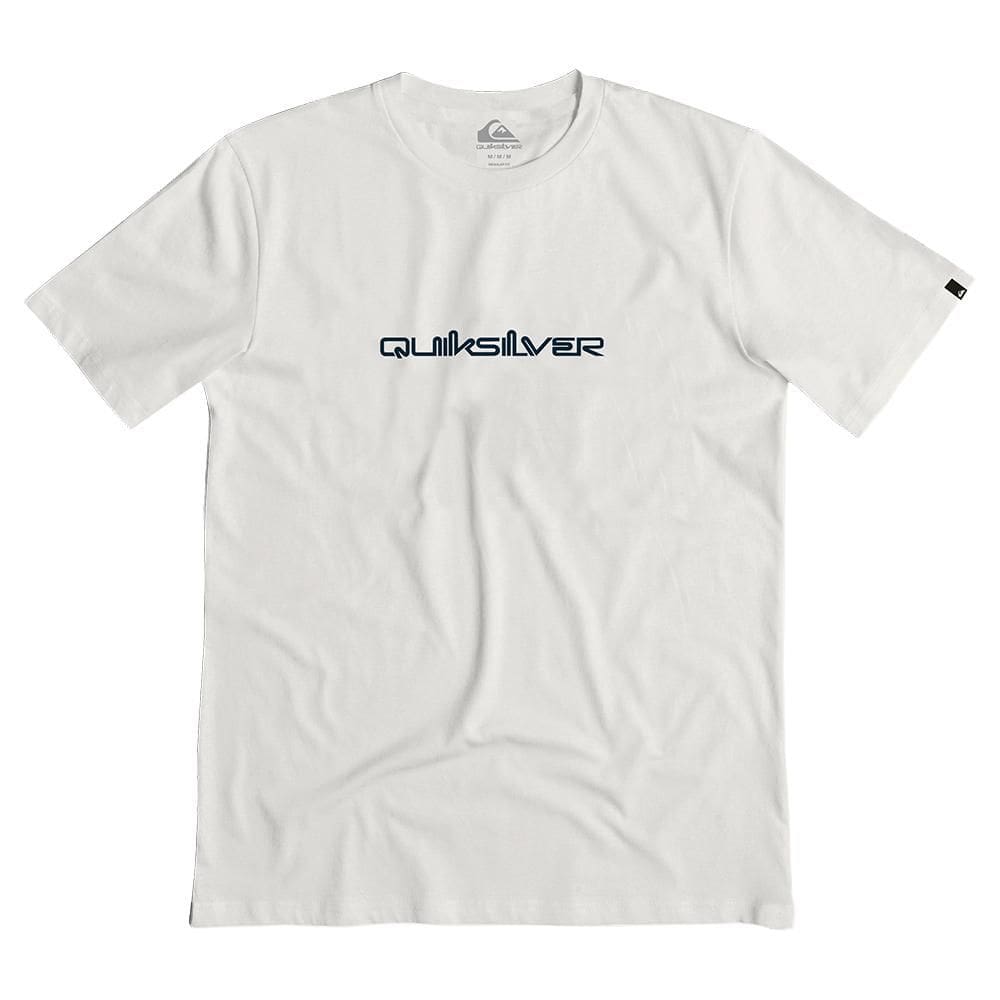 Camiseta Quiksilver Omni Font WT25 Masculina Branco