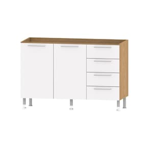 Balcão de Cozinha Ditália Aspen 2 pt 4 gvt CV/BR CD-104 cozy