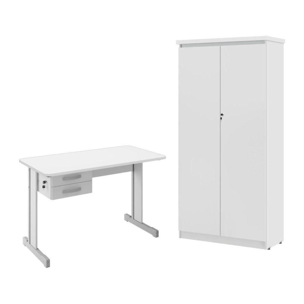 Conjunto De Escritorio Hungria Branco