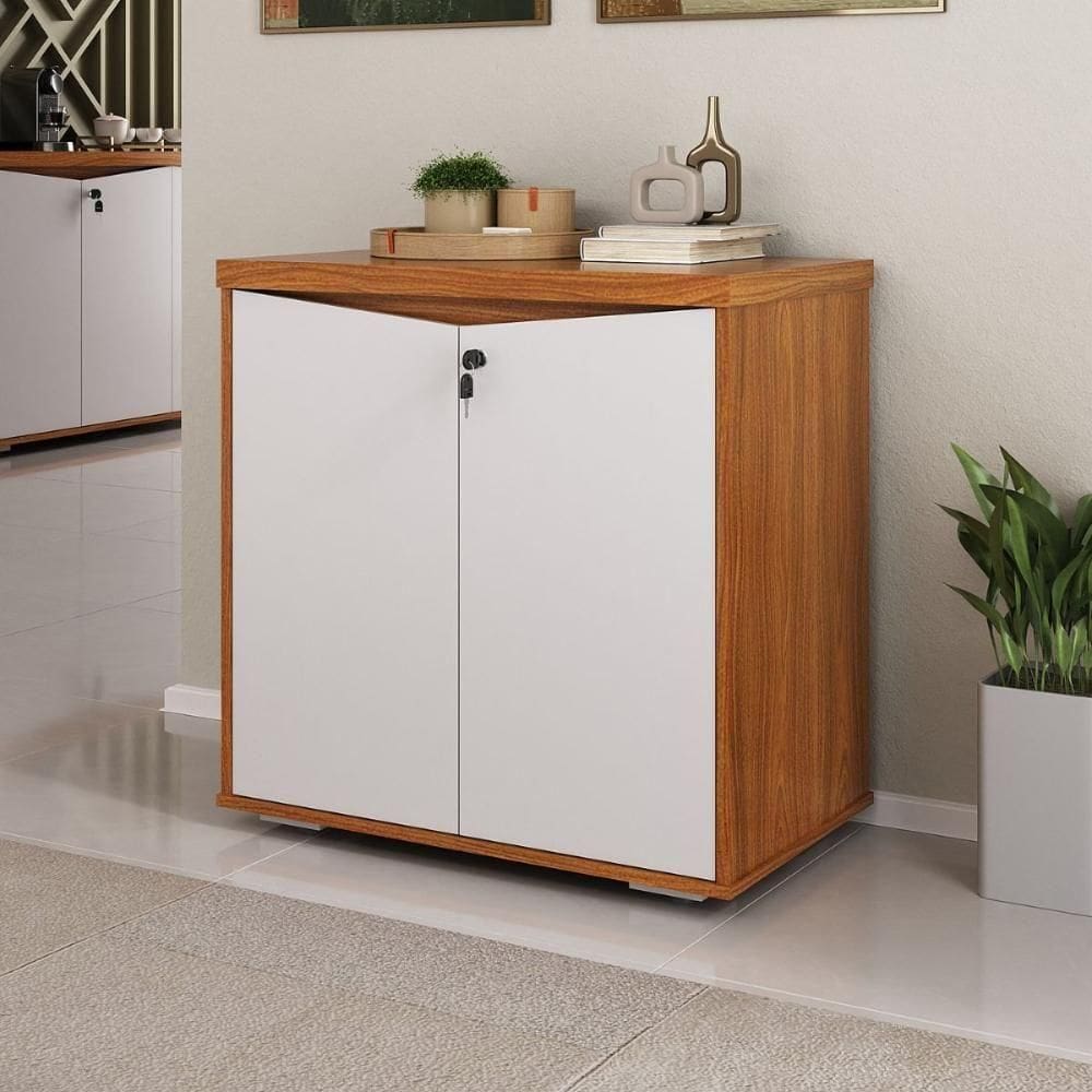 Balcão 2 Portas Antuérpia Freijó Branco