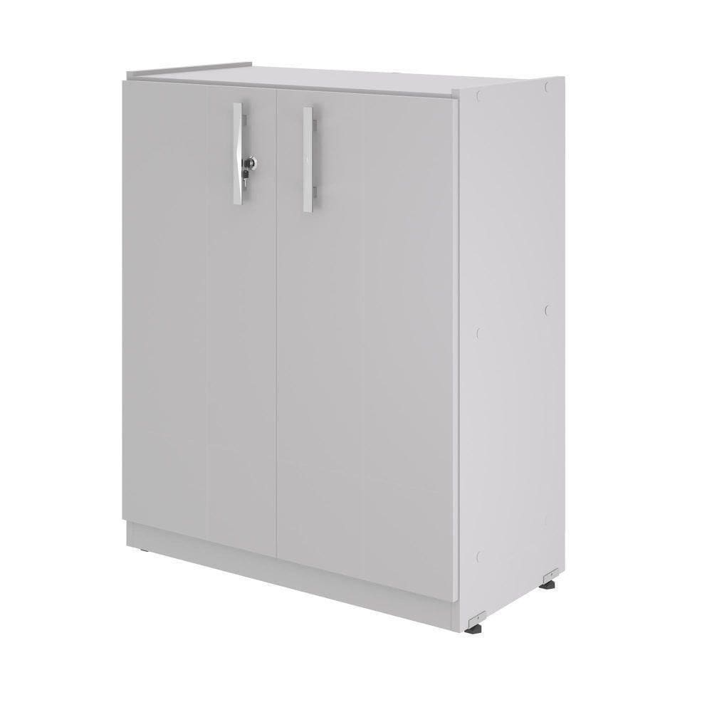 Balcao Baixo Com 2 Portas Jorge Cinza