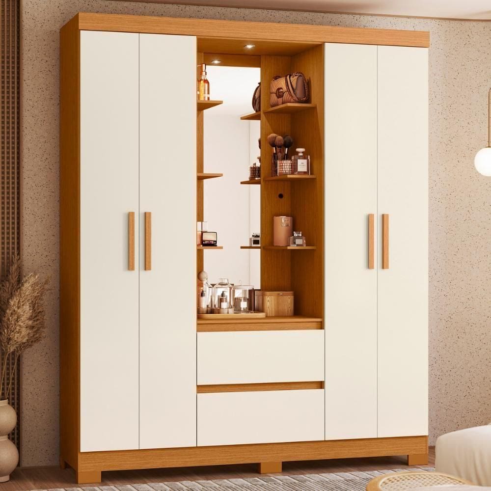 Guarda Roupa Olivia Cinamomo Off White