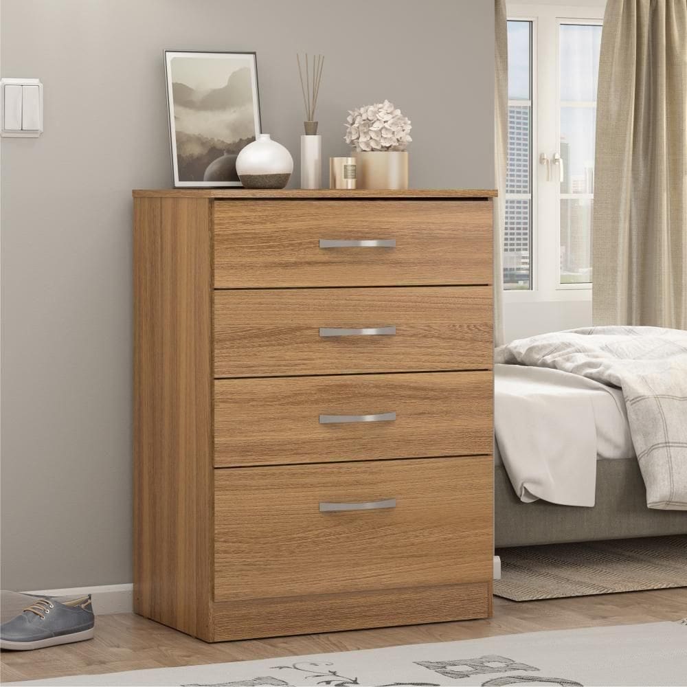 Comoda Moderna 4 Gavetas Astra Amendola