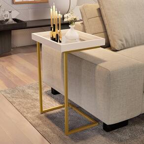 Mesa De Apoio Reggio Perola Pe Dourado