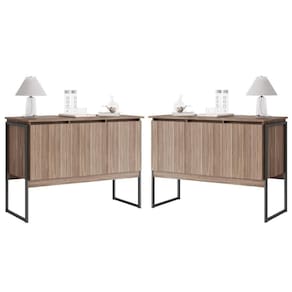Conjunto De Buffets Industriais Milão Affara Preto