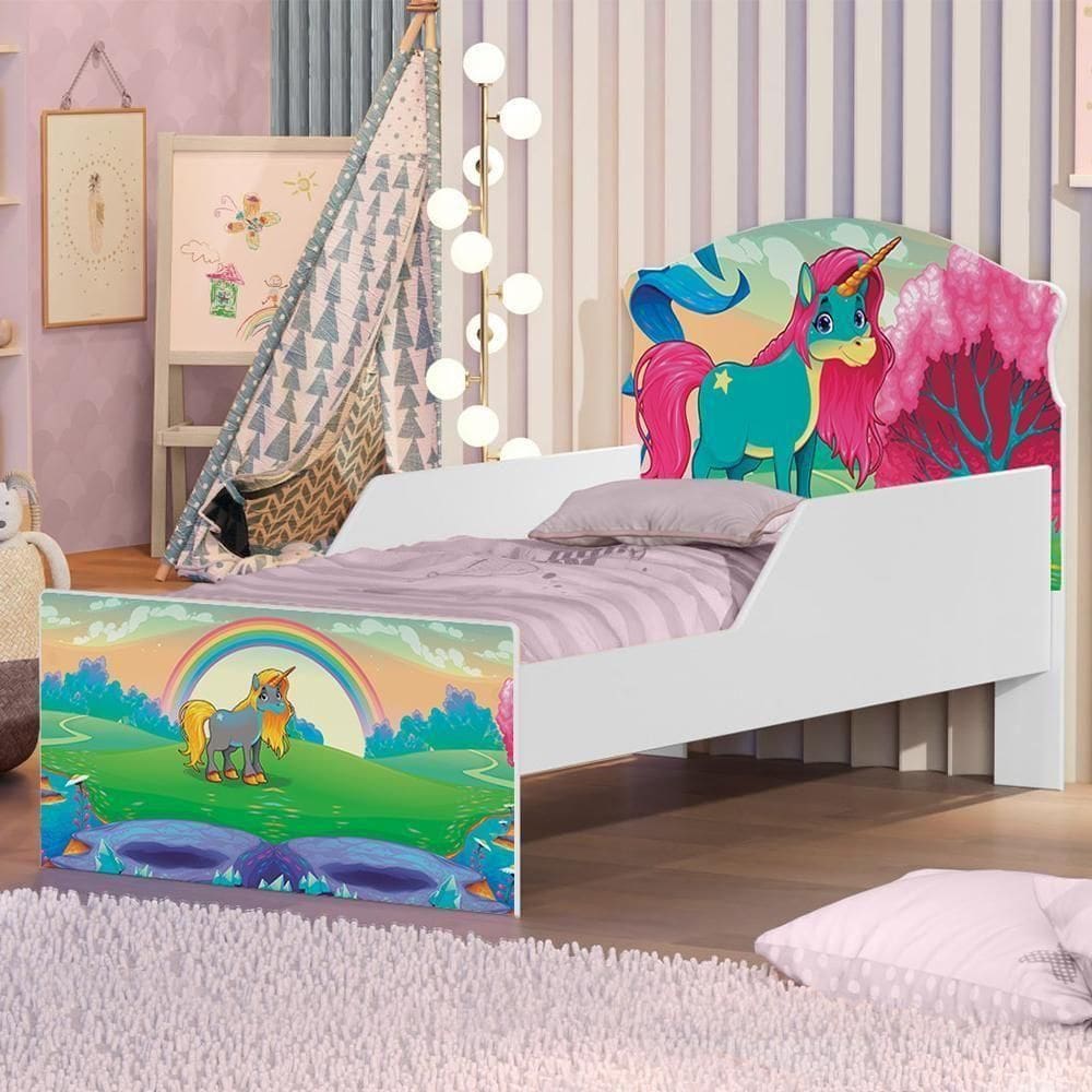 Mini Cama Unicórnio Feliz