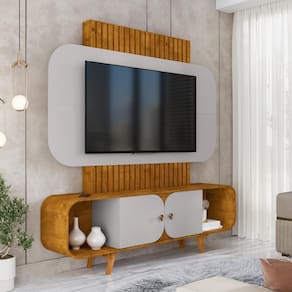 Painel 75 Polegadas Embaré Naturalle Off White