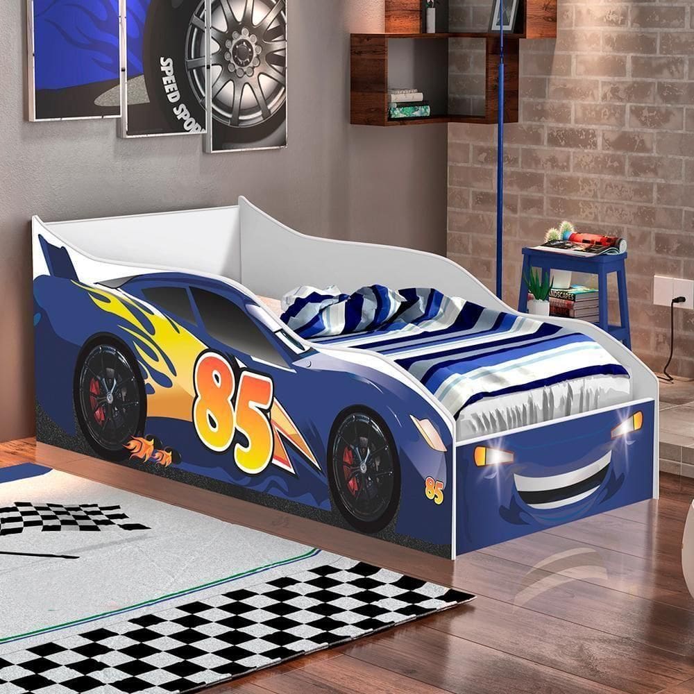 Mini Cama Infantil Génova Azul Sport