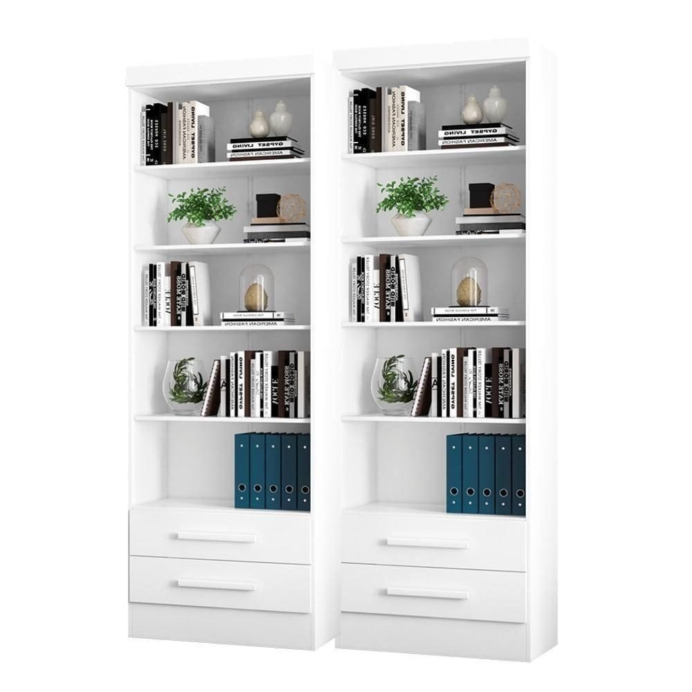 Kit 02 Livreiros Lakewood Branco