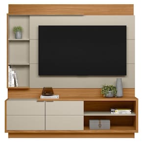Home Com Led Para De 70 Polegadas Lyon Nature Off-white