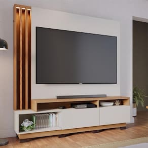 Home Para Ate 75 Polegadas Torino Off-white Matte Freijo