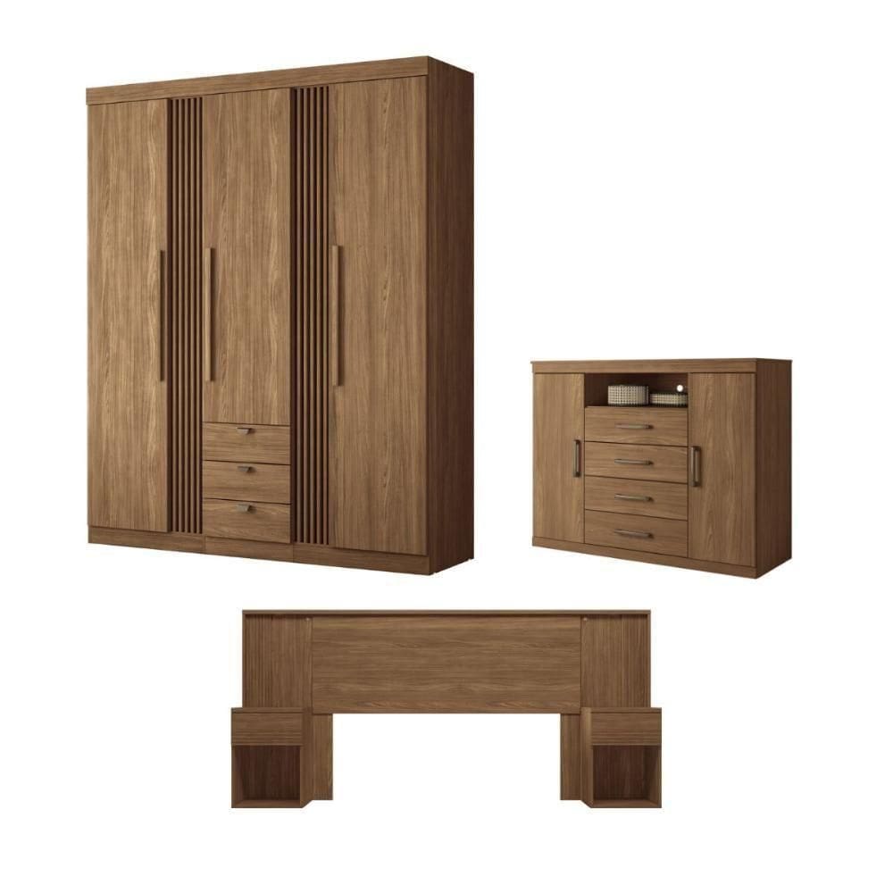 Conjunto Quarto Completo Viena Jatoba