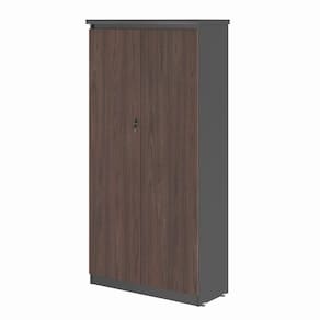 Armario Com2 Portas 4 Prateleiras Freijó Preto