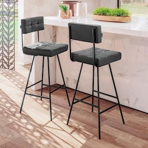 Conjunto Banquetas Ponta Grossa Preto