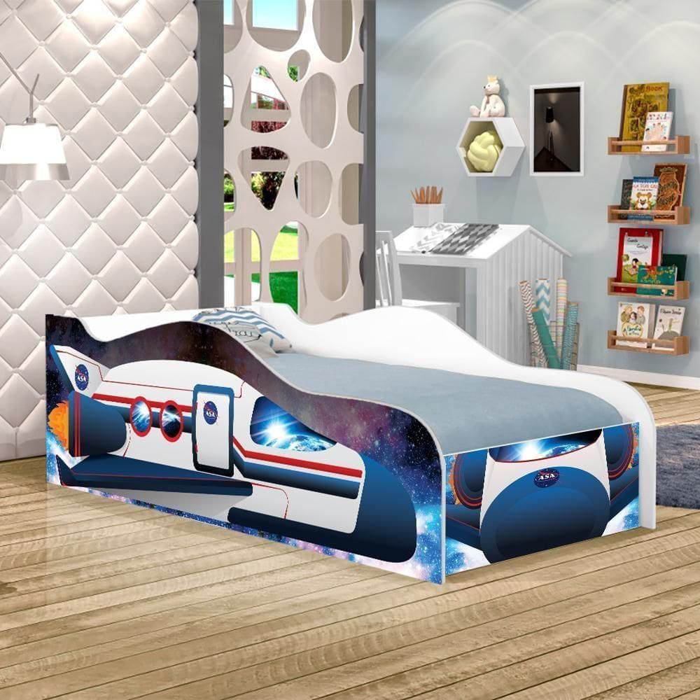 Cama Foguete Espacial Kids Infantil
