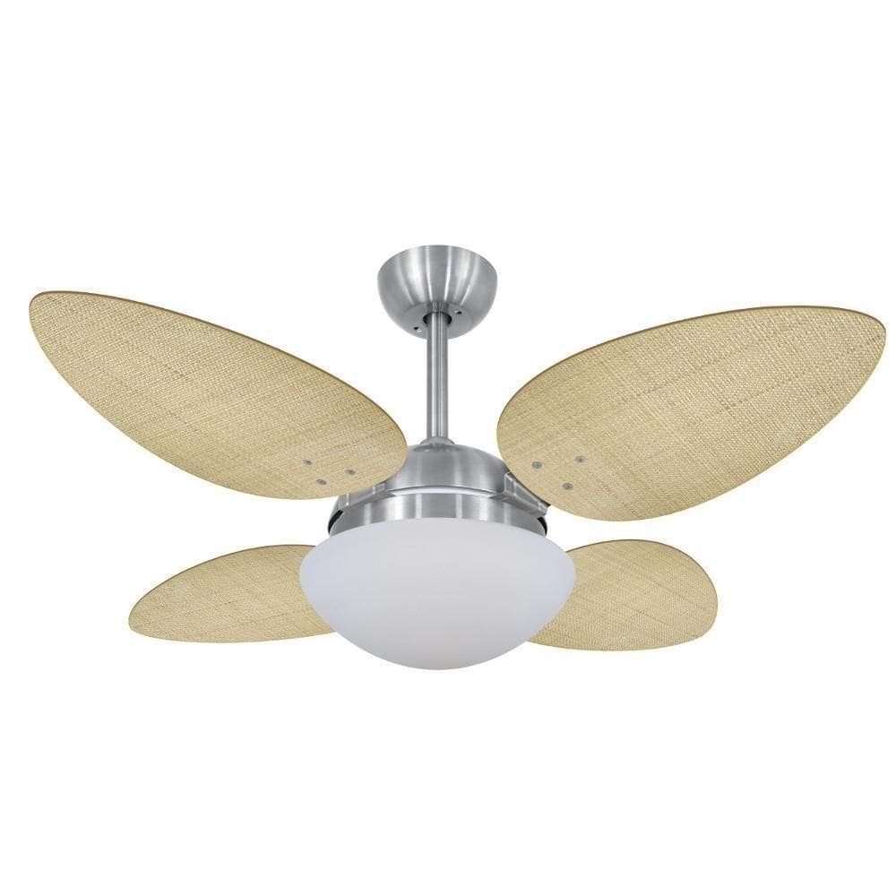 Ventilador De Teto Volare Petalo Palmae Natural 220V