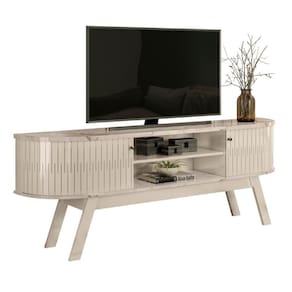 Rack Para Tvs De 75 Polegadas Leicester Calacata Off White