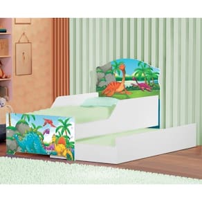Bicama Infantil Adesivado Uly Floresta Dinossauros