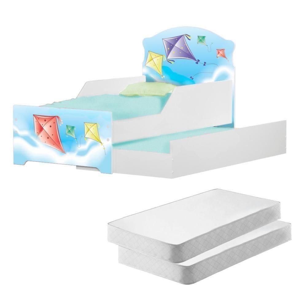 Bicama Infantil Uly Pipa Com Colchões