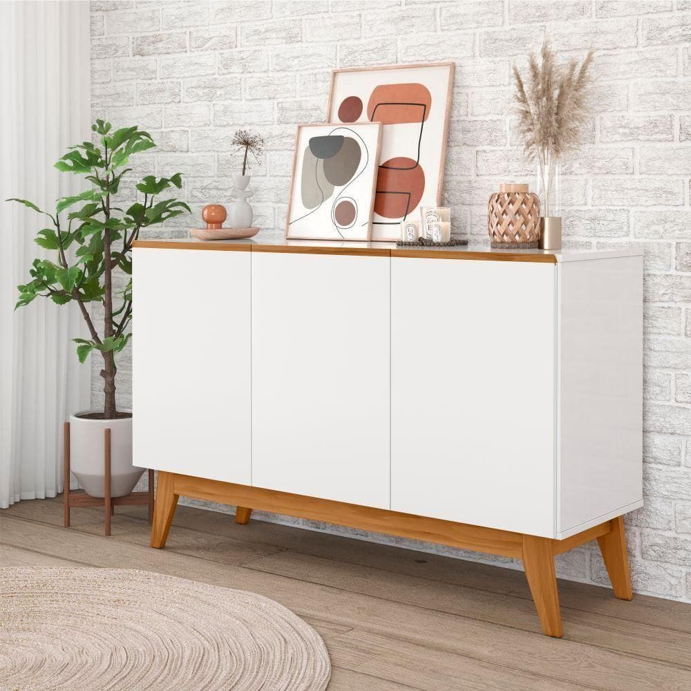 Buffet Aparador Sporting 3 Portas Branco