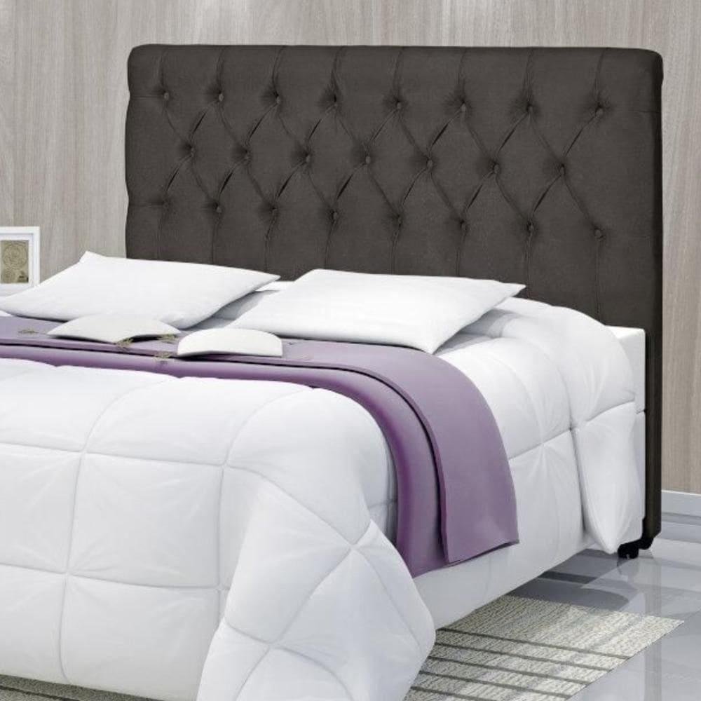 Cabeceira Barcelona Sued Chocolate 150 Cm