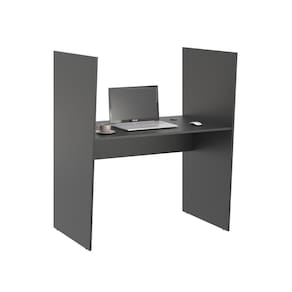 Balcao De Atendimento 1 Lugar Mixer Preto Onix