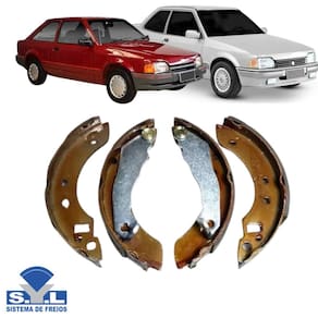 Sapata De Freio Traseiro - Apolo 1990 A 1992 / Escort 1983 A 1993 / Escort Guarujá 1991 A 1992 / Escort Habby 1990 A 1992 - 203105