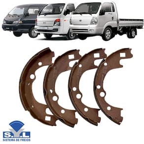 Sapata De Freio Traseiro - Bongo Todos A / H100 2.5D 1994 A 2000 / Hr 2.5 Tci 2005 A 2008 / K2500 2.5 2003 A 2006 / K2700 2003 A 2006 - 204605