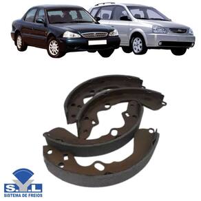Sapata De Freio Traseiro - 626 Telstar 1994 A 1997 / Carens 1.8I 16V 2000 A 2002 / Clarus 1.8I 1996 A 2000 - 204604
