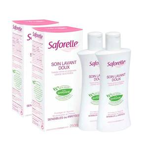 KIT 2 Sabonete Íntimo Saforelle Doux 250ml