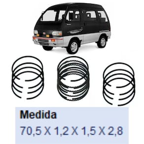 Jogo Aneis Para Motor 050 - Tower 1993 A 1997 - 20127