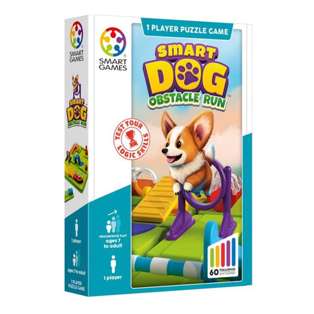 Jogo Tabuleiro Smart Dog Corrida C/ Obstáculos 60 Desaf105