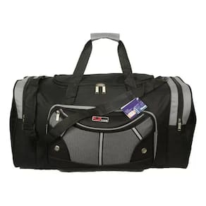 Bolsa viagem sacola passeio mala grande reforçada 70l cinza