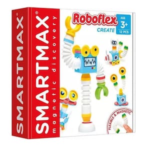 Boneco Roboflex Brinquedo Encaixe E Montar 12 Pçs Smartmax