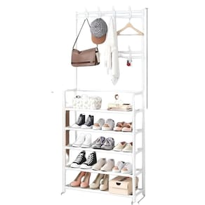Guarda-Roupa Organizador Arara 5 Prateleiras Cabideiro