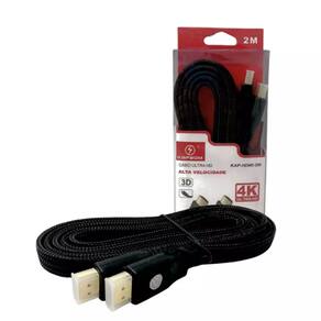 Cabo Ultra HD 3D HDMI 2M | Alta Velocidade e Qualidade