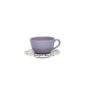 Xícara de Chá com Pires Unni Lilac 200ml AY04-5625 - Oxford