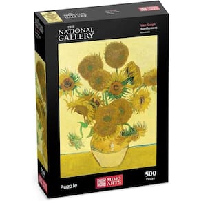 Quebra Cabeça Girassóis De Van Gogh Mimo - 2602