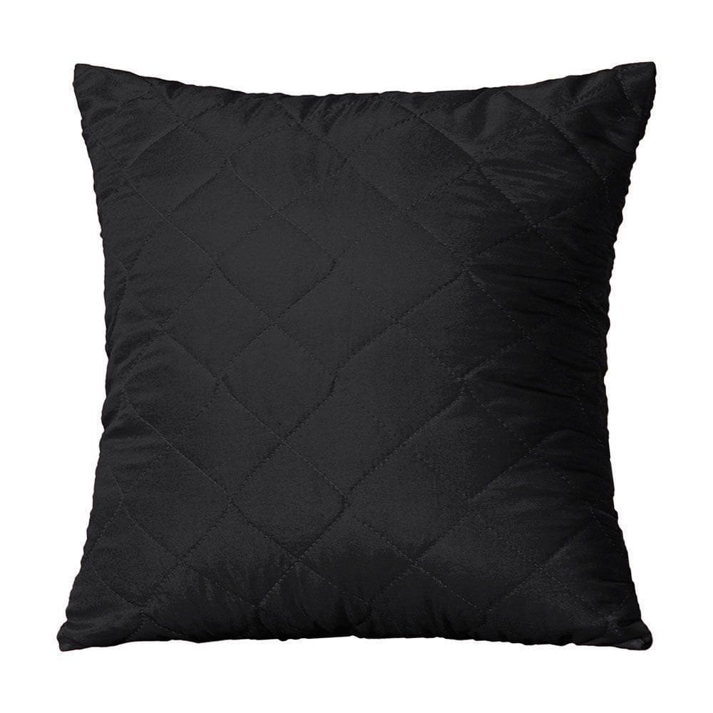 Capa De Almofada Mr 45cm X 45cm 1 Peça Matelada 100% Poliéster - Preto